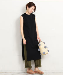 BEAUTY&YOUTH UNITED ARROWS | BY∴ コットンスリットノースリーブワンピース(ワンピース)