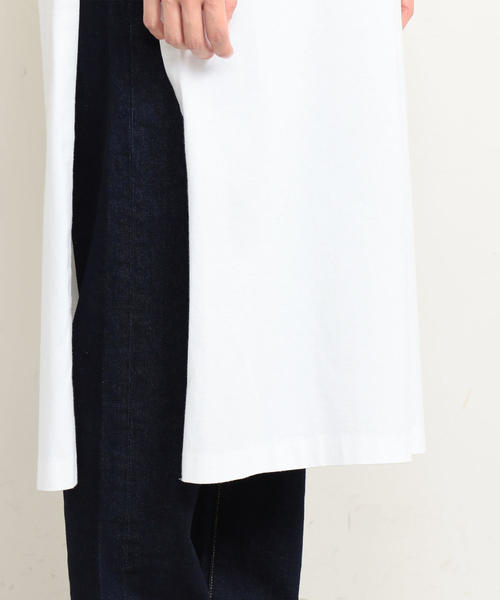 BEAUTY&YOUTH UNITED ARROWS（ビューティーアンドユースユナイテッドアローズ）の「BY∴ コットンスリットノースリーブワンピース о（ワンピース・レディース・ブラック/ホワイト/ベージュ・FREE）」の11枚目の写真