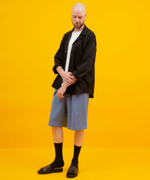 UNITED TOKYO（ユナイテッドトウキョウ）の「オープンカラーシャツ（シャツ/ブラウス・メンズ・ブラック/グレー/ブルー/キャメル・1/2/3）」の10枚目の写真