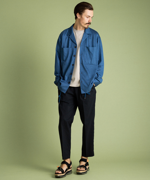 UNITED TOKYO（ユナイテッドトウキョウ）の「オープンカラーシャツ（シャツ/ブラウス・メンズ・ブラック/グレー/ブルー/キャメル・1/2/3）」の15枚目の写真