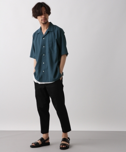 RAGEBLUE（レイジブルー）の「オープンカラーシャツSS/803694（シャツ/ブラウス・メンズ・ベージュ/オリーブ/ネイビー/パープル/イエロー系その他・SMALL/MEDIUM/LARGE/X-LARGE）」の7枚目の写真