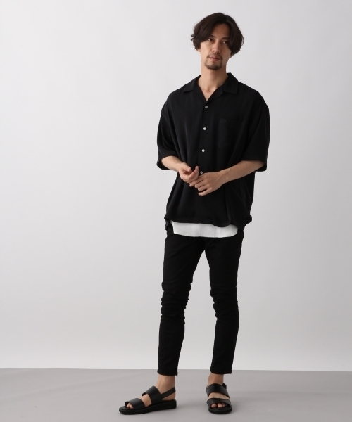 RAGEBLUE（レイジブルー）の「オープンカラーシャツSS/803694（シャツ/ブラウス・メンズ・ベージュ/オリーブ/ネイビー/パープル/イエロー系その他・SMALL/MEDIUM/LARGE/X-LARGE）」の8枚目の写真