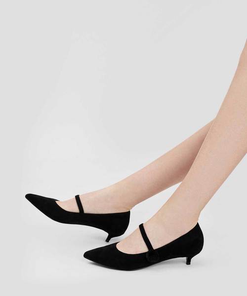 CHARLES & KEITH(チャールズ & キース)の「キトンヒールメリージェーン / KITTEN HEEL MARY JANES(ローファー・レディース・ブラック/バーガンディー・22.5cm/23cm/23.5cm/24.5cm/25cm)」の3枚目の写真