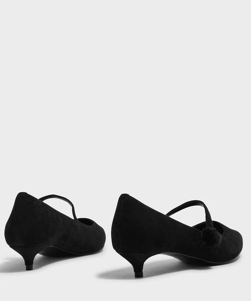 CHARLES & KEITH(チャールズ & キース)の「キトンヒールメリージェーン / KITTEN HEEL MARY JANES(ローファー・レディース・ブラック/バーガンディー・22.5cm/23cm/23.5cm/24.5cm/25cm)」の5枚目の写真