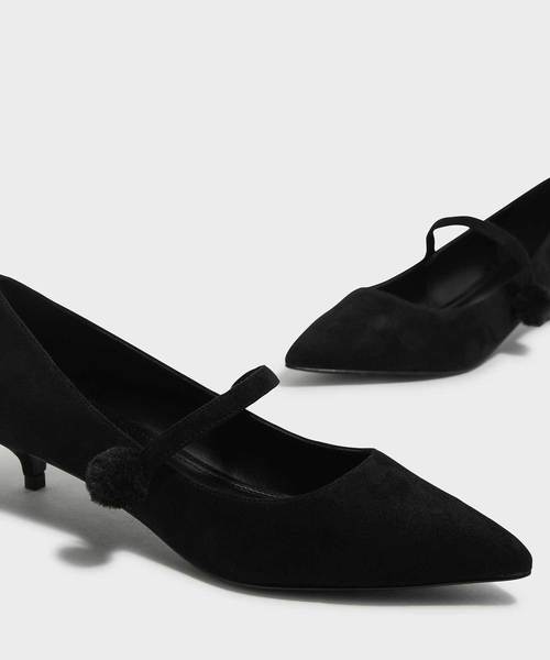 CHARLES & KEITH(チャールズ & キース)の「キトンヒールメリージェーン / KITTEN HEEL MARY JANES(ローファー・レディース・ブラック/バーガンディー・22.5cm/23cm/23.5cm/24.5cm/25cm)」の6枚目の写真