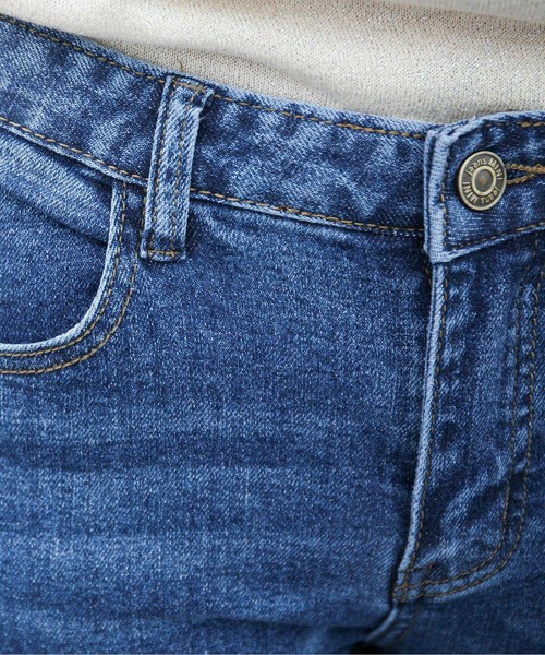 SAISON DE PAPILLON（セゾンドパピヨン）の「裾切りっぱなしアンクル丈スキニーデニム（その他パンツ・レディース・ブルー・S/M/L/XL）」の17枚目の写真