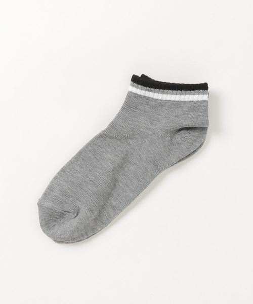 VIBGYOR（ヴィブジョー）の「VIBGYOR Select/メンズ　ライン ショートソックス (TK)（ソックス/靴下・メンズ・ホワイト系その他/ブラック系その他/グレー系その他/ブルー系その他/ホワイト系その他2/ホワイト系その他3/ブラック系その他2/グレー系その他2/グレー系その他3/ブルー系その他2・FREE）」の7枚目の写真