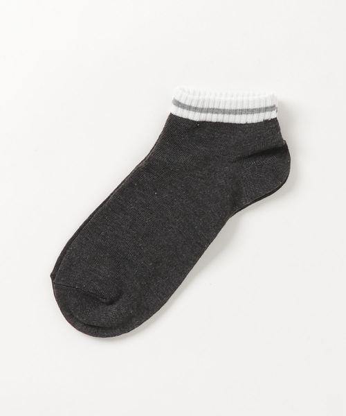 VIBGYOR（ヴィブジョー）の「VIBGYOR Select/メンズ　ライン ショートソックス (TK)（ソックス/靴下・メンズ・ホワイト系その他/ブラック系その他/グレー系その他/ブルー系その他/ホワイト系その他2/ホワイト系その他3/ブラック系その他2/グレー系その他2/グレー系その他3/ブルー系その他2・FREE）」の8枚目の写真