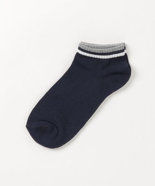 VIBGYOR（ヴィブジョー）の「VIBGYOR Select/メンズ　ライン ショートソックス (TK)（ソックス/靴下・メンズ・ホワイト系その他/ブラック系その他/グレー系その他/ブルー系その他/ホワイト系その他2/ホワイト系その他3/ブラック系その他2/グレー系その他2/グレー系その他3/ブルー系その他2・FREE）」の10枚目の写真