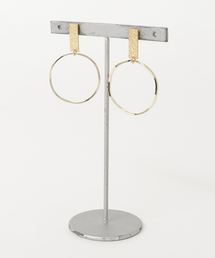 【kodemari】square×hoop　ピアス