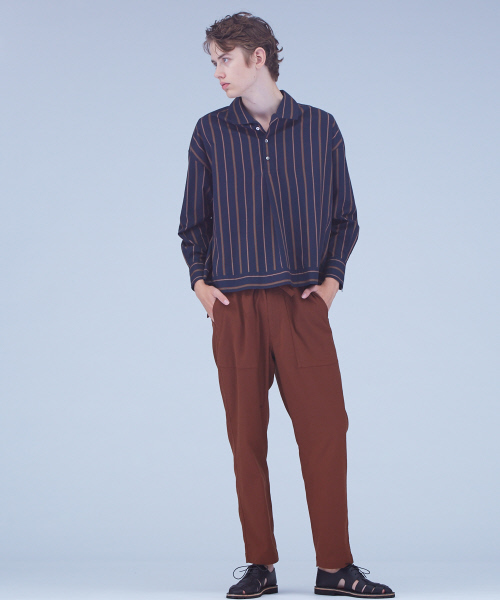 ABAHOUSE(アバハウス)の「タスランオックスワイドテーパードファティーグパンツ(その他パンツ・メンズ・アイボリー/ブラウン・46/48)」の7枚目の写真