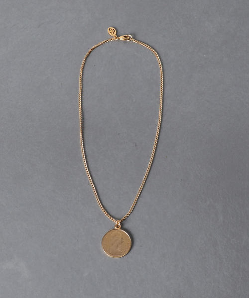 UNITED ARROWS(ユナイテッドアローズ)の「<BEN AMUN(ベンアムン)>25mm コイン ネックレス(ネックレス・レディース・ゴールド・FREE)」の2枚目の写真