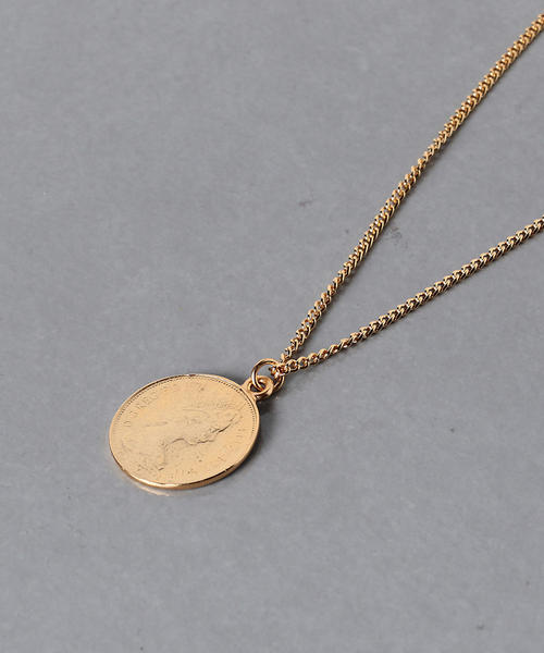 UNITED ARROWS(ユナイテッドアローズ)の「<BEN AMUN(ベンアムン)>25mm コイン ネックレス(ネックレス・レディース・ゴールド・FREE)」の5枚目の写真