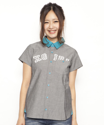 X-girl | BI-COLOR S/S SHIRT(シャツ/ブラウス)