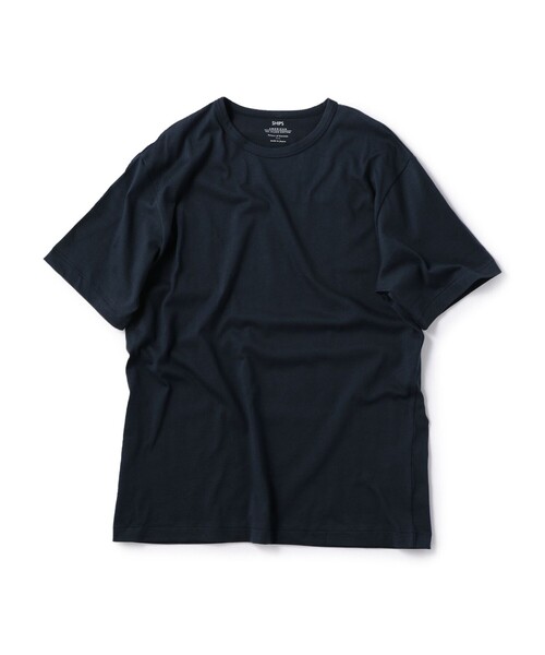 SHIPS(シップス)の「SC: アメリカンシーアイランドコットン クルーネック Tシャツ(Tシャツ/カットソー・メンズ・ホワイト/グレー/ネイビー・SMALL/MEDIUM/LARGE/X-LARGE)」の3枚目の写真