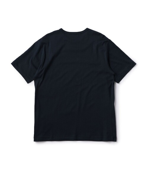 SHIPS(シップス)の「SC: アメリカンシーアイランドコットン クルーネック Tシャツ(Tシャツ/カットソー・メンズ・ホワイト/グレー/ネイビー・SMALL/MEDIUM/LARGE/X-LARGE)」の4枚目の写真