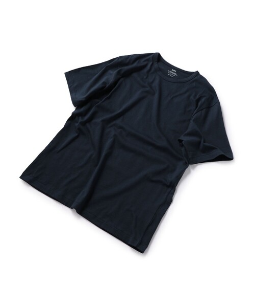 SHIPS(シップス)の「SC: アメリカンシーアイランドコットン クルーネック Tシャツ(Tシャツ/カットソー・メンズ・ホワイト/グレー/ネイビー・SMALL/MEDIUM/LARGE/X-LARGE)」の9枚目の写真