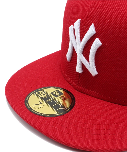 NEW ERA(ニューエラ)の「WEGO/59FIFTY NY YANKEES(キャップ・メンズ・レッド・LARGE/SMALL/MEDIUM)」の4枚目の写真