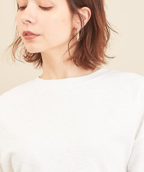 BEAUTY&YOUTH UNITED ARROWS(ビューティーアンドユースユナイテッドアローズ)の「BY∴ バッククロスカットソー(Tシャツ/カットソー・レディース・ホワイト/ネイビー/コバルトブルー・FREE)」の9枚目の写真