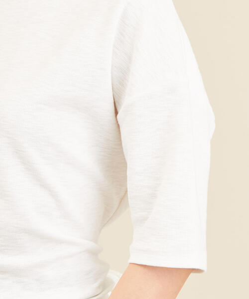 BEAUTY&YOUTH UNITED ARROWS(ビューティーアンドユースユナイテッドアローズ)の「BY∴ バッククロスカットソー(Tシャツ/カットソー・レディース・ホワイト/ネイビー/コバルトブルー・FREE)」の10枚目の写真