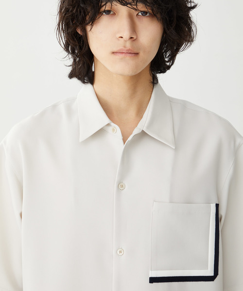 STUDIOUS（ステュディオス）の「【STUDIOUS】マルチLポケットショートスリーブ【ZOZO限定アイテム】（シャツ/ブラウス・メンズ・アイボリー/ブラック/ブルー・1/2/3）」の13枚目の写真