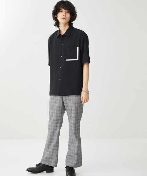 STUDIOUS（ステュディオス）の「【STUDIOUS】マルチLポケットショートスリーブ【ZOZO限定アイテム】（シャツ/ブラウス・メンズ・アイボリー/ブラック/ブルー・1/2/3）」の18枚目の写真