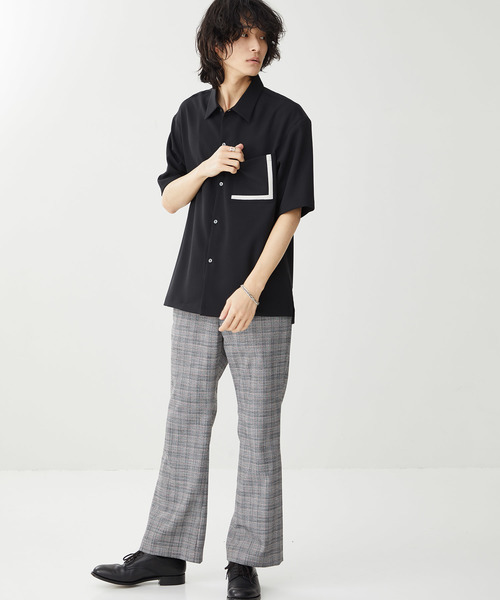 STUDIOUS（ステュディオス）の「【STUDIOUS】マルチLポケットショートスリーブ【ZOZO限定アイテム】（シャツ/ブラウス・メンズ・アイボリー/ブラック/ブルー・1/2/3）」の19枚目の写真