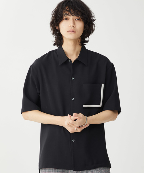 STUDIOUS（ステュディオス）の「【STUDIOUS】マルチLポケットショートスリーブ【ZOZO限定アイテム】（シャツ/ブラウス・メンズ・アイボリー/ブラック/ブルー・1/2/3）」の20枚目の写真