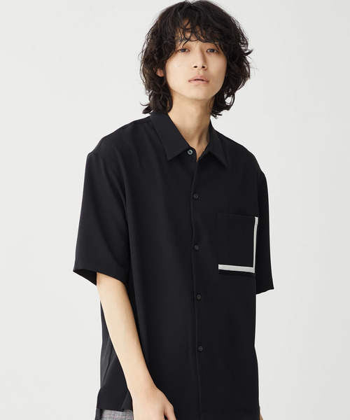 STUDIOUS（ステュディオス）の「【STUDIOUS】マルチLポケットショートスリーブ【ZOZO限定アイテム】（シャツ/ブラウス・メンズ・アイボリー/ブラック/ブルー・1/2/3）」の21枚目の写真