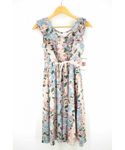 ブランド古着 フラワーフリルワンピース ワンピース Lily Brown リリーブラウン のファッション通販 Zozoused