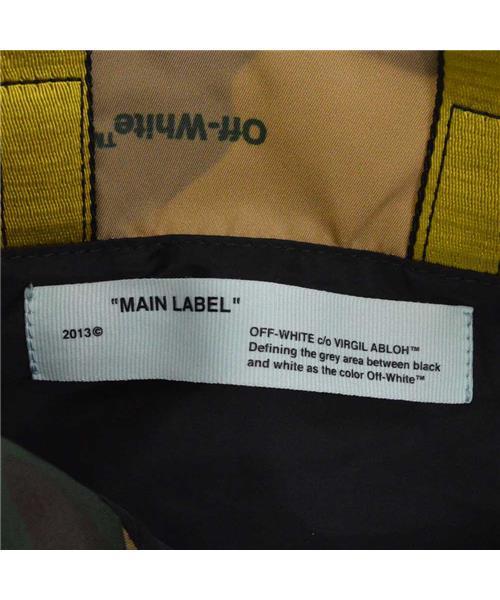 【希少・美品】OFF-WHITE カモフラージュバックパック 貴重 2way Off-White オフホワイト ショルダーバッグ トート