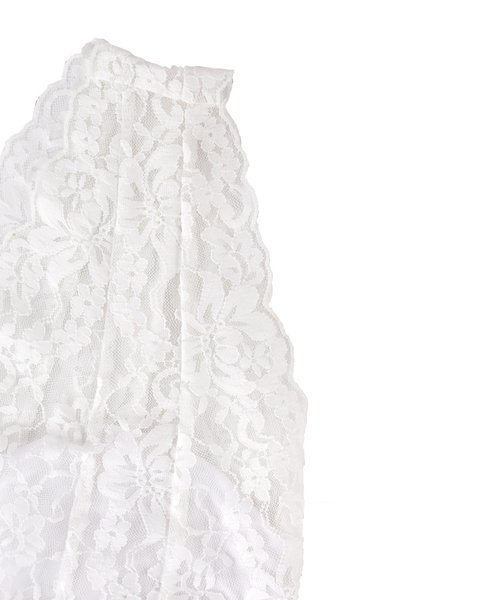 PUNYUS（プニュズ）の「レースキャミソール（タンクトップ・レディース・ホワイト/ブラック・1/2/4/3）」の6枚目の写真