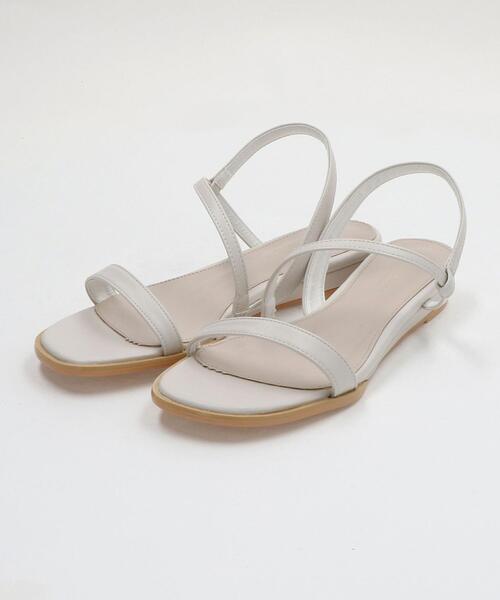 BEAUTY&YOUTH UNITED ARROWS（ビューティーアンドユースユナイテッドアローズ）の「BY スマートラインサンダル о（サンダル・レディース・オフホワイト/ブラック/ナチュラル・37/38/37h/36/36h）」の14枚目の写真
