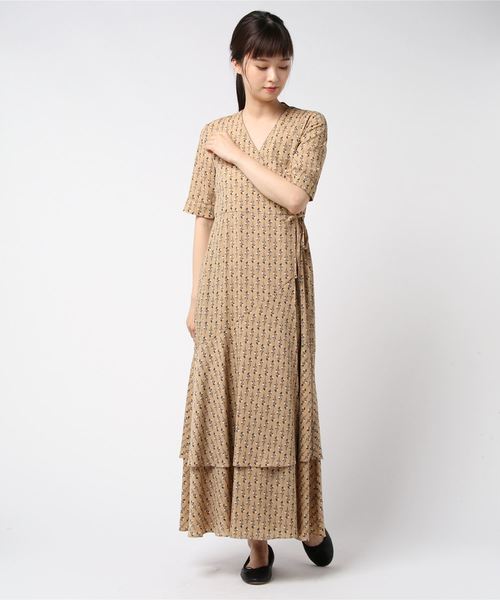 CLANE（クラネ）の「ﾌﾗﾜｰｶｼｭｸｰﾙOP 16112-5341（ワンピース）」 - WEAR