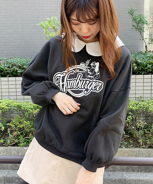 apres jour（アプレジュール）の「アソートプリント裏毛スウェット【ZOZOTOWN限定アイテム】（スウェット・レディース・ベージュ/その他/ブラック/モカ/アイボリー/ブラウン系その他/ライトベージュ・フリー）」の3枚目の写真