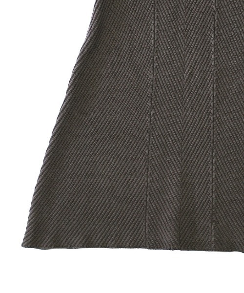 select MOCA（セレクトモカ）の「ニュアンスリブ編フレアニットスカート（スカート・レディース・ブラウン/ブラック・FREE）」の15枚目の写真