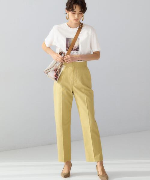 極美品✨グリーンレーベルリラクシング　パンツセットアップ　背抜き　カーキ　40 GLW243_i.jpg