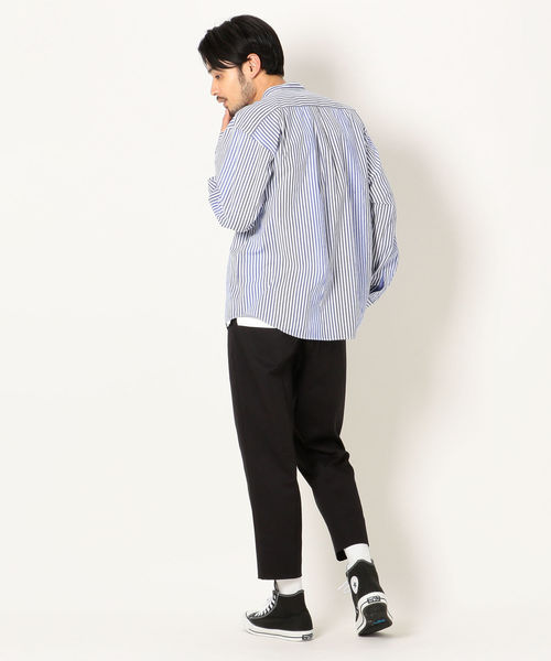 SHIPS any（シップス エニィ）の「SHIPS any: クレイジー バンドカラー シャツ（シャツ/ブラウス・メンズ・ライトブルー/スカイブルー・SMALL/MEDIUM/LARGE/X-LARGE/X-SMALL）」の13枚目の写真