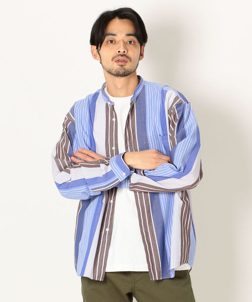 SHIPS any（シップス エニィ）の「SHIPS any: クレイジー バンドカラー シャツ（シャツ/ブラウス・メンズ・ライトブルー/スカイブルー・SMALL/MEDIUM/LARGE/X-LARGE/X-SMALL）」の18枚目の写真