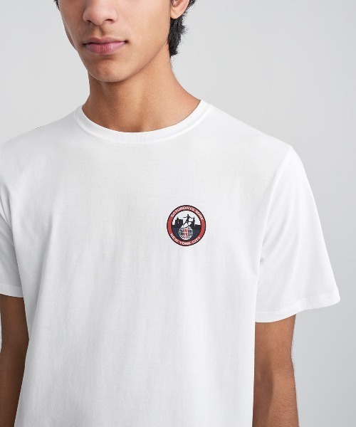 Saturdays NYC（サタデーズ ニューヨークシティ ）の「Surf T-Shirt（Tシャツ/カットソー・メンズ・ブルー/ホワイト/レッド・S/L/XS/M/XL）」の10枚目の写真