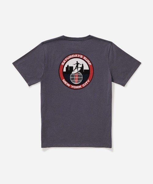 Saturdays NYC（サタデーズ ニューヨークシティ ）の「Surf T-Shirt（Tシャツ/カットソー・メンズ・ブルー/ホワイト/レッド・S/L/XS/M/XL）」の8枚目の写真
