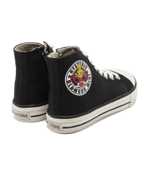 HYSTERIC MINI(ヒステリックミニ)の「SWEET DREAM BABY! ハイカットスニーカー(16~19cm)(スニーカー・キッズ・ブラック・16/17/18)」の9枚目の写真