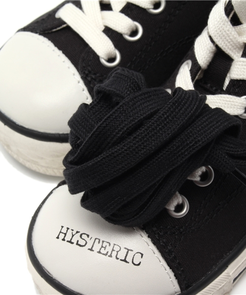 HYSTERIC MINI(ヒステリックミニ)の「SWEET DREAM BABY! ハイカットスニーカー(16~19cm)(スニーカー・キッズ・ブラック・16/17/18)」の12枚目の写真