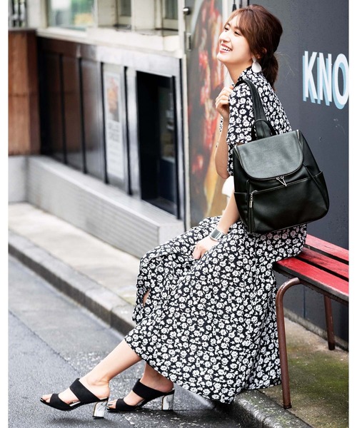 GeeRA(ジーラ)の「ヒールデザインミュール(サンダル・レディース・ブラック/ベージュ・X-LARGE/LARGE/MEDIUM/SMALL)」の12枚目の写真
