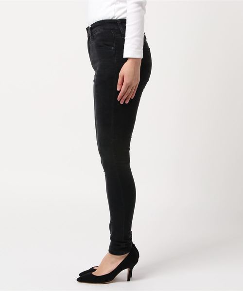 AG（エージー）の「エージー AG / THE FARRAH SKINNY ANKLE (high-rise skinny ankle)（デニムパンツ・レディース・ブラック・23inch/24inch/25inch/26inch）」の2枚目の写真