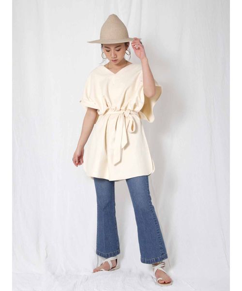 Ungrid（アングリッド）の「デザインHAT（ハット・レディース・ベージュ・FREE）」の2枚目の写真