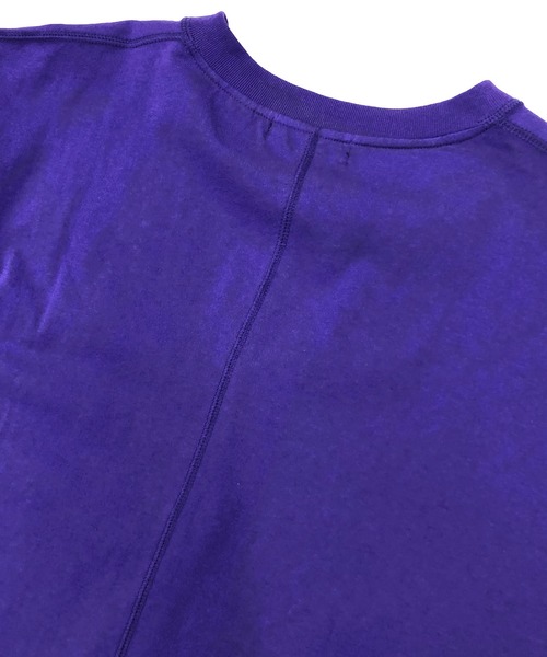 Beno(ビーノ)の「USAコットン 天竺 / アシンメトリー リメイク オーバーサイズ Tシャツ(Tシャツ/カットソー・メンズ・ホワイト/パープル/ブラック/ベージュ/ダークブルー/ブルーグリーン・L/M)」の12枚目の写真