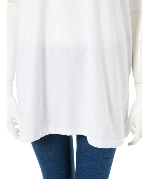 fifth(フィフス)の「PARISロゴオーバーサイズTシャツ(Tシャツ/カットソー・レディース・ブラック/ホワイト/グレー・MEDIUM)」の5枚目の写真