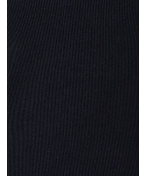 EMODA(エモダ)の「アシンメトリーカットリブトップ(Tシャツ/カットソー・レディース・ブラック/ホワイト/ベージュ/レッド・FREE)」の7枚目の写真