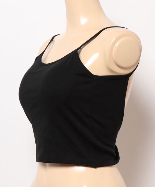 STYLEBLOCK（スタイルブロック）の「立体パッドカップ付きキャミソール（キャミソール・レディース・ブラウン/キャメル/グリーン/ブラック/ホワイト/グレー/イエロー・FREE）」の8枚目の写真